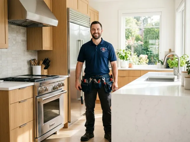 Appliance Repair Hero technician after an appliance repair in a Tennessee home
